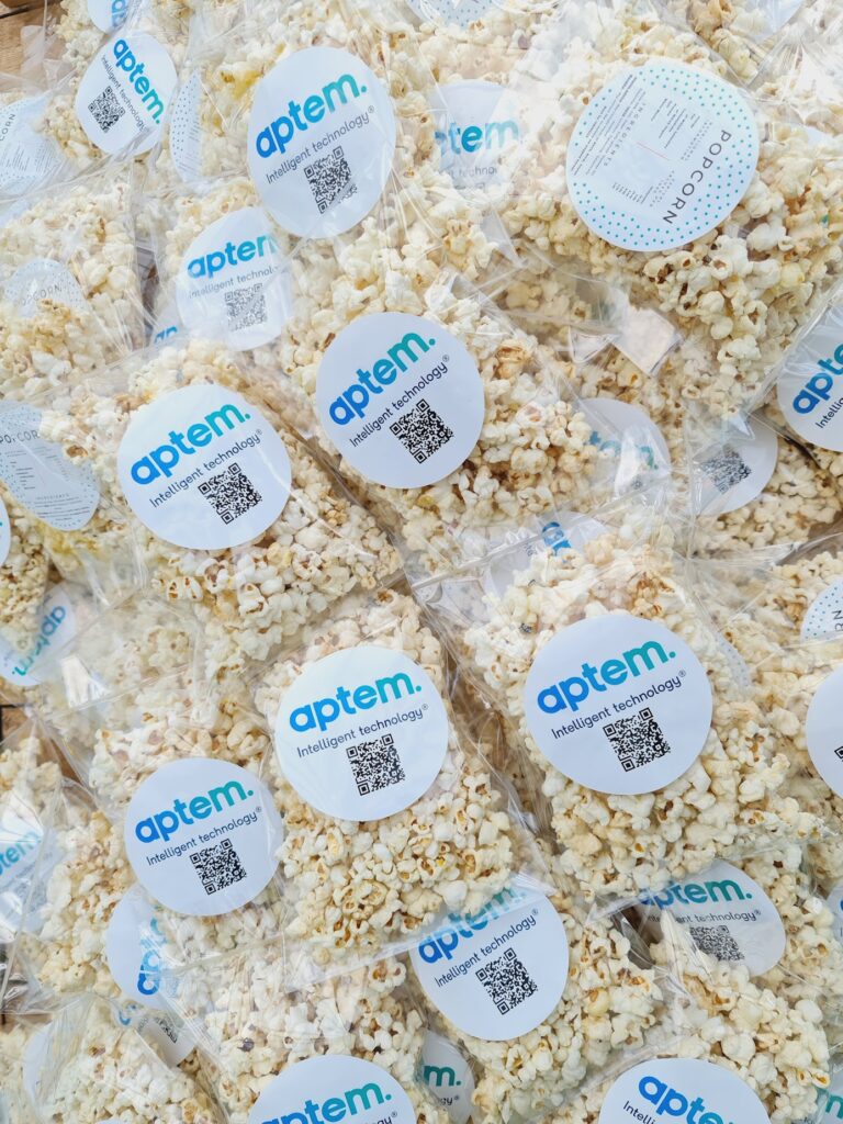 branded popcorn bags